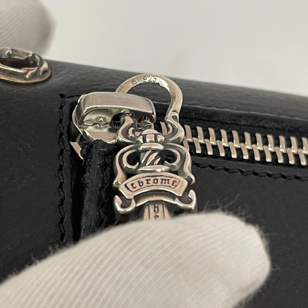 【年末セール】31日まで 新品未使用クロムハーツ ウェーブレザーウォレット長財布