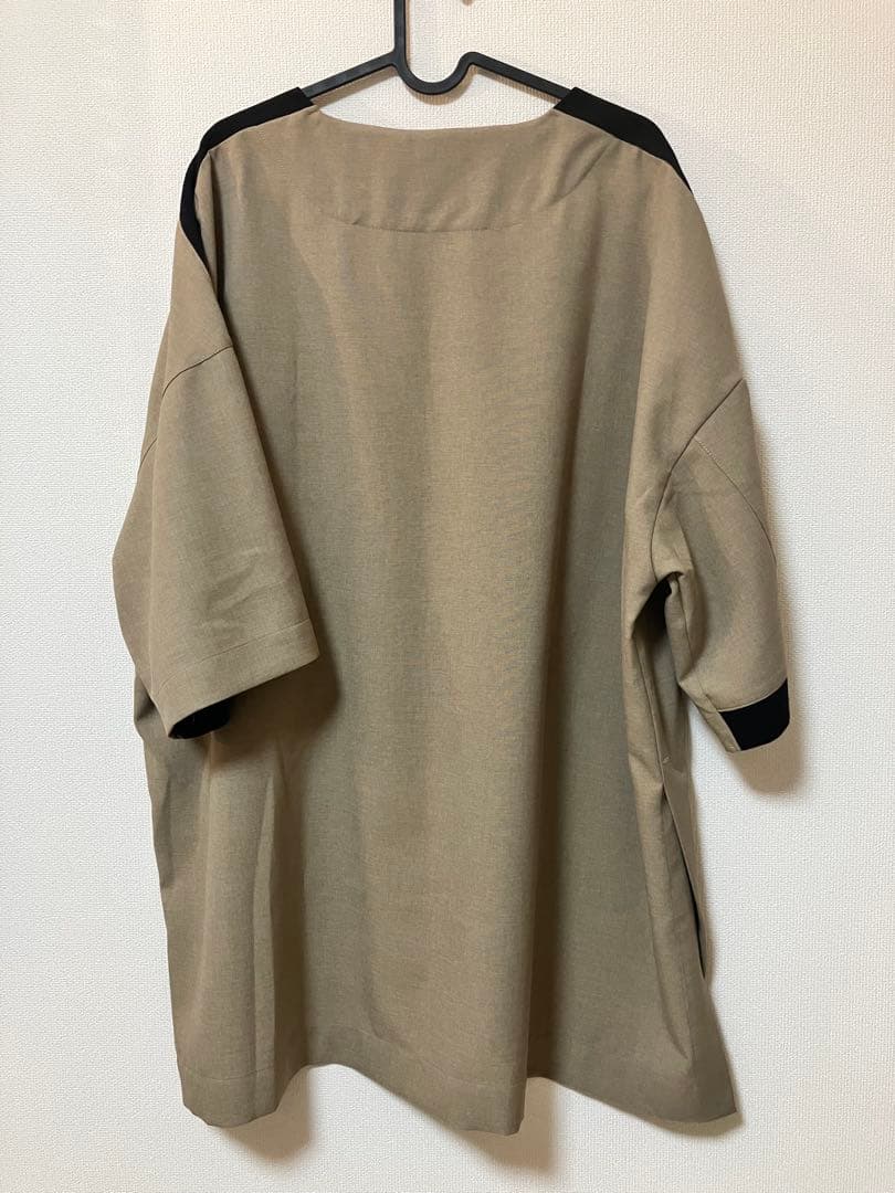 VOAAOV ギャバジンスリットワイドカットソー