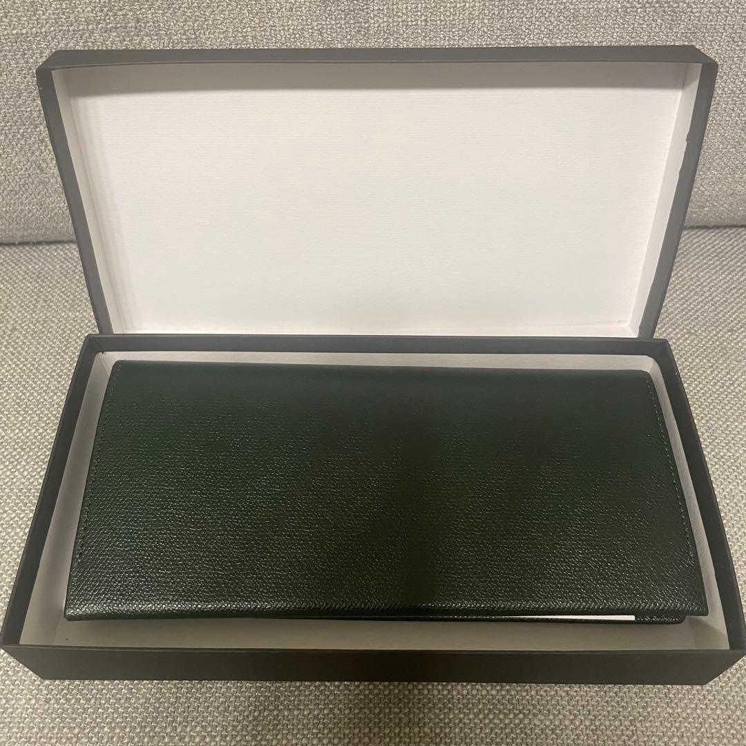 SOMES ダークグリーン レザー 長財布 箱付き新品未使用