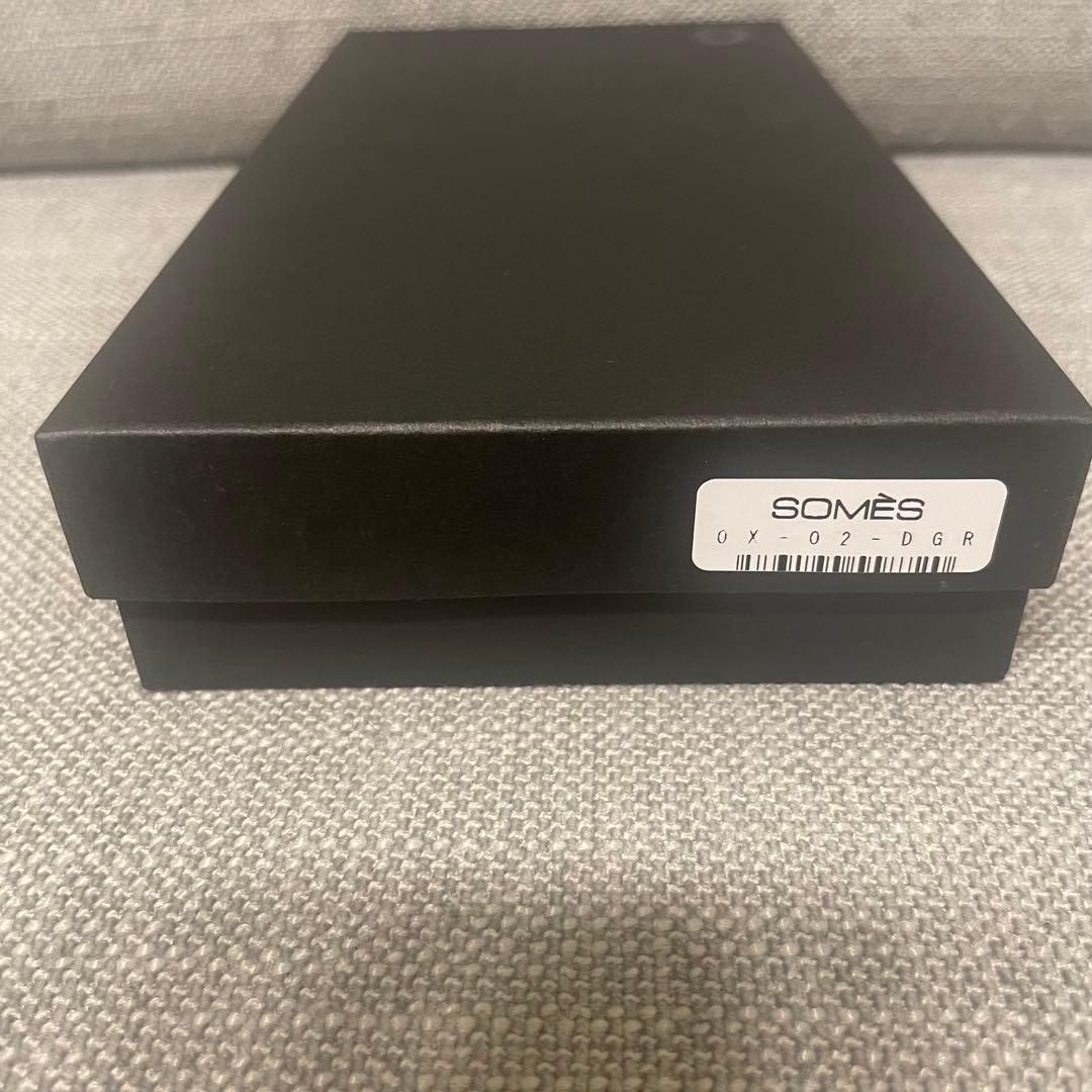 SOMES ダークグリーン レザー 長財布 箱付き新品未使用