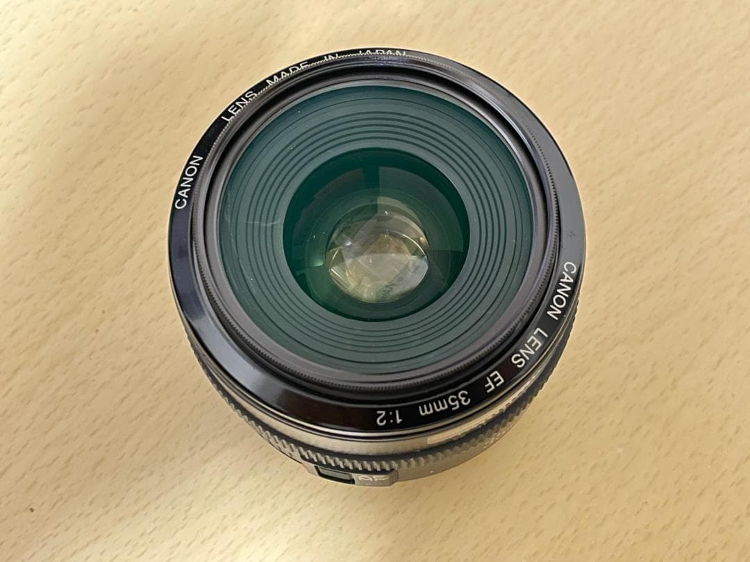 ◆【EF 35mm F2】キヤノン単焦点 元箱、ケース【おまけ：レンズガード付】