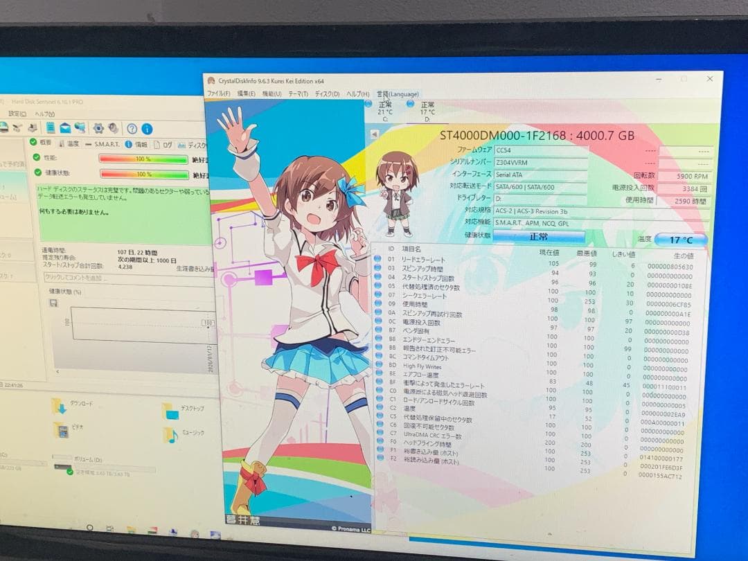 M9823 Seagate 4TB 3.5インチHDD ST4000DM000