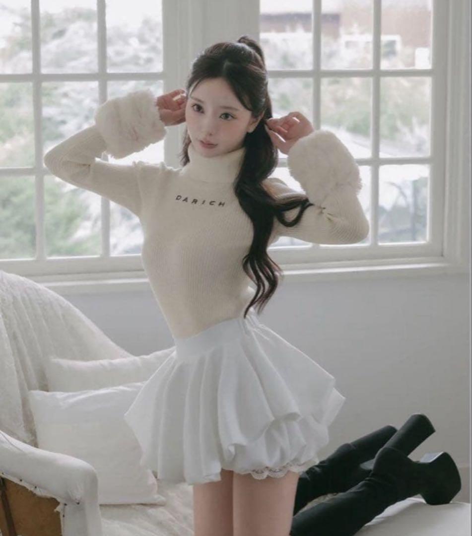 darich スムースファーリブニット トップス ♡