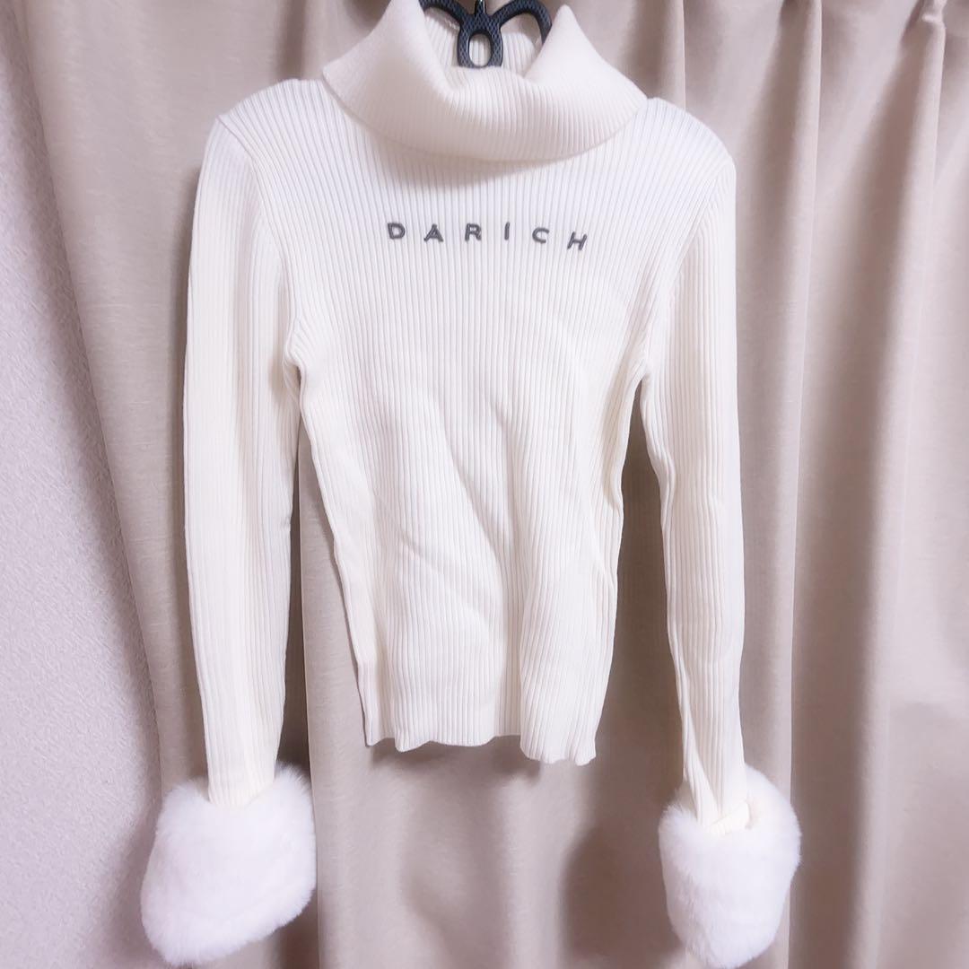 darich スムースファーリブニット トップス ♡