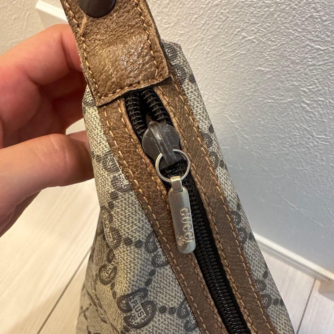 美品　グッチ GUCCI ボストンバッグ シェリーライン GG プラス PVC