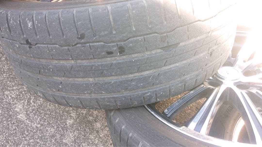 19インチ ホイールタイヤセット 商品引き取りの場合15000円にてご対応可能