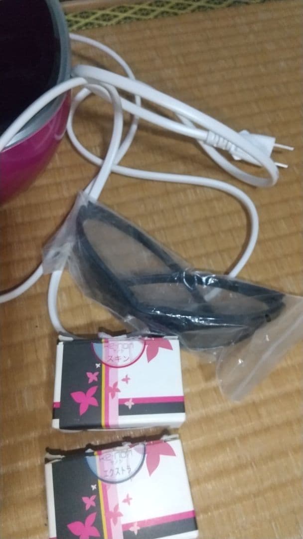 ケノン 脱毛器 フラッシュ式脱毛器 カートリッジ3個