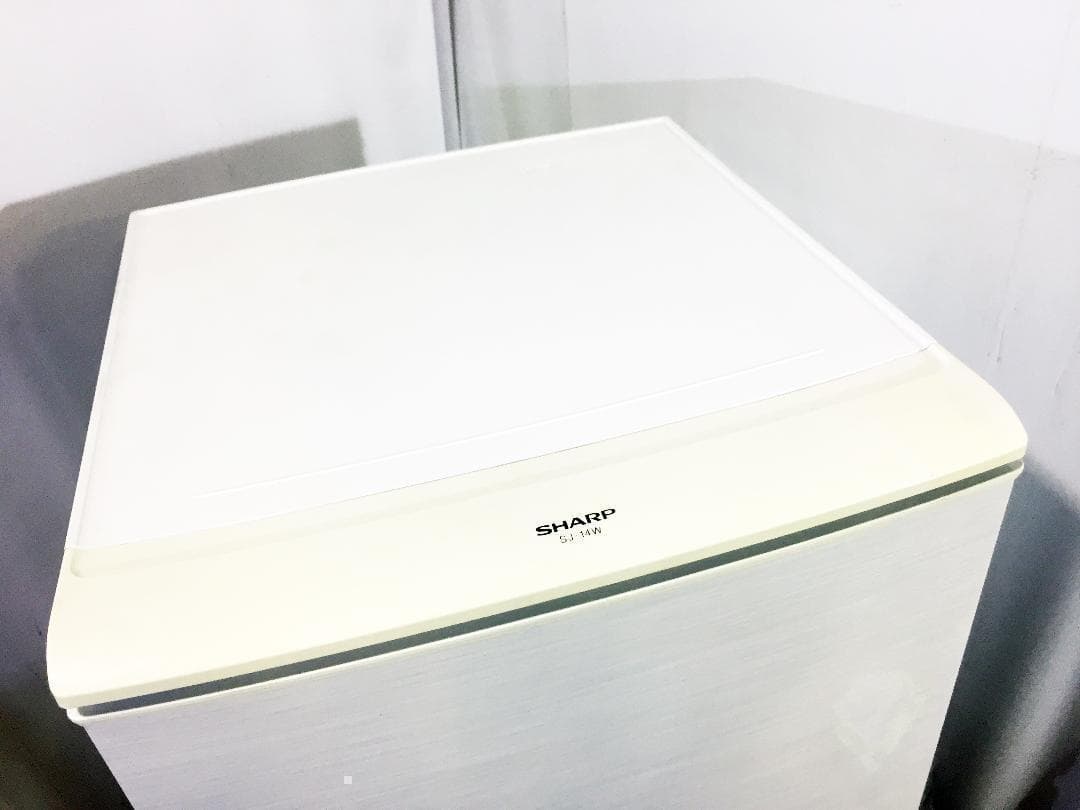 30日迄！送料無料★◆中古★SHARP 137L 冷蔵庫【SJ-14W-W】