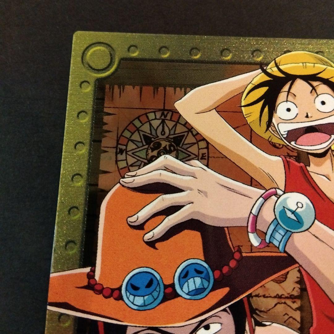 ONEPIECE アマダ エッチングカード ルフィ エース 初期 レア 当時