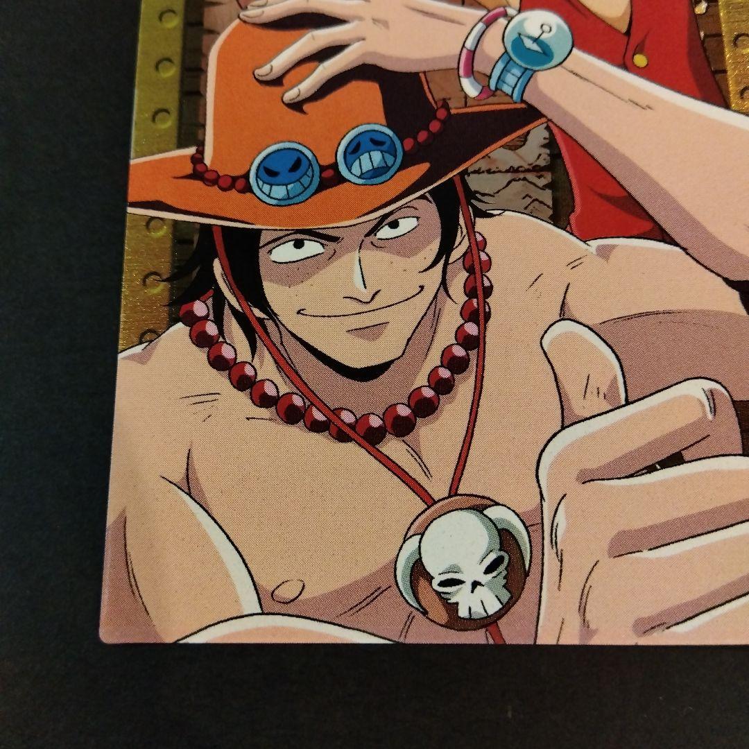 ONEPIECE アマダ エッチングカード ルフィ エース 初期 レア 当時