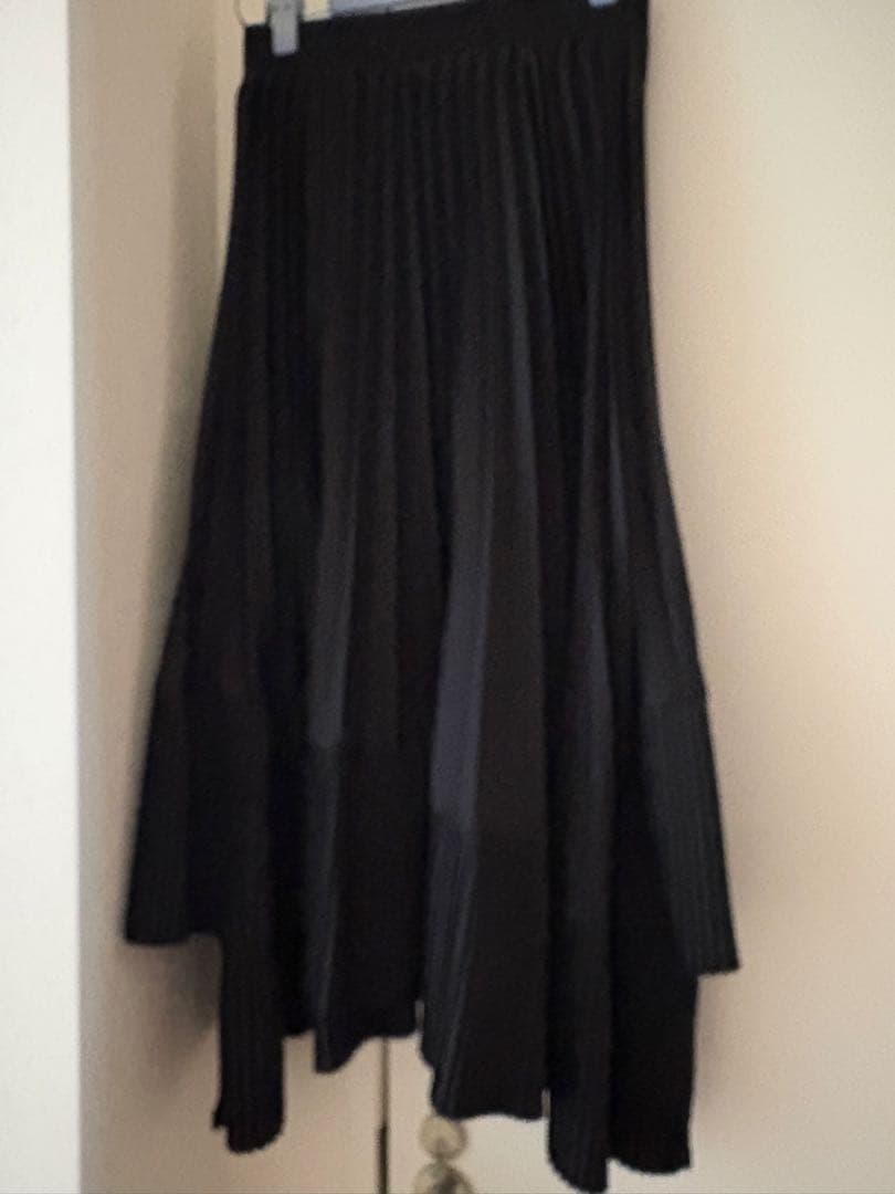 AIJAN MA-1風ジャケット アシメプリーツスカートセット　フリーサイズ