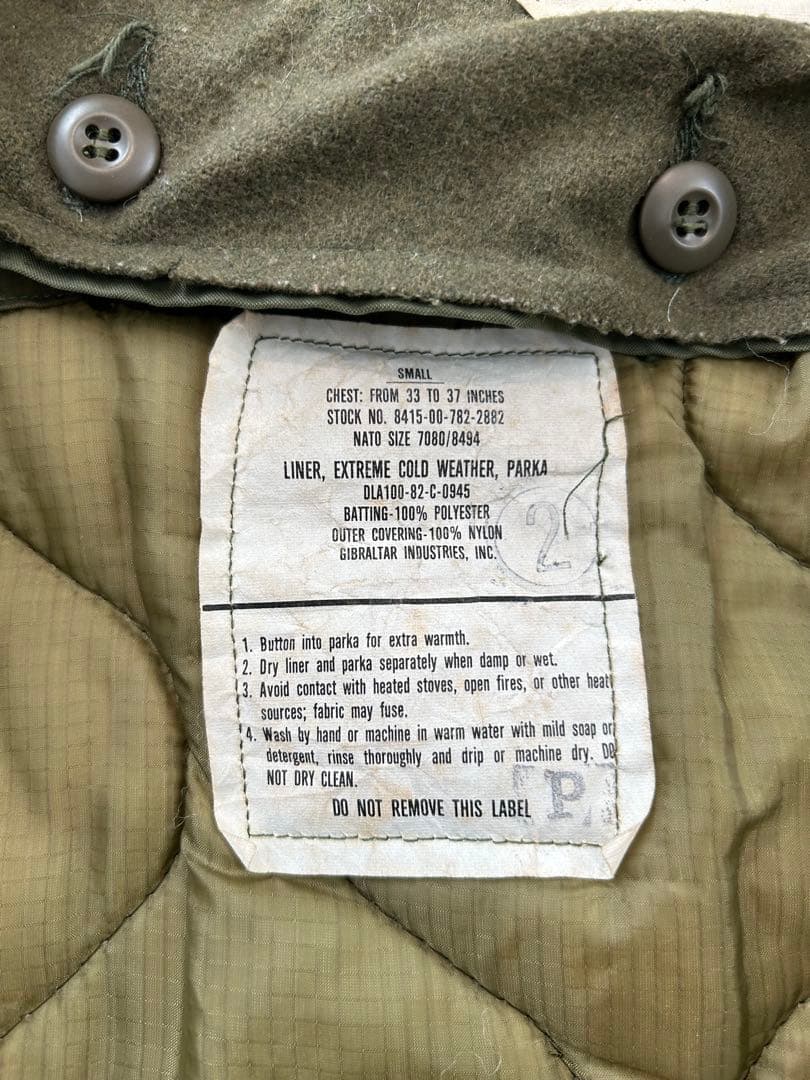 halkiri8 US.Army 米軍実物 M-65 Small