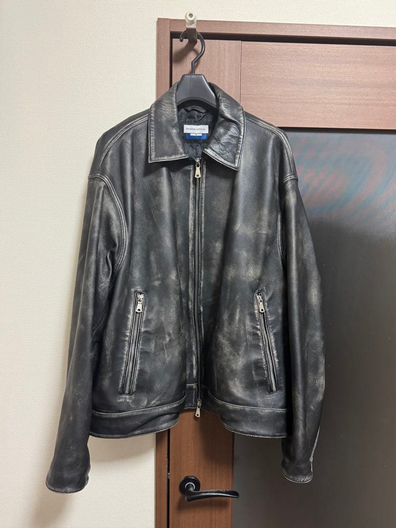 MAISONSPECIAL シングルライダースジャケット