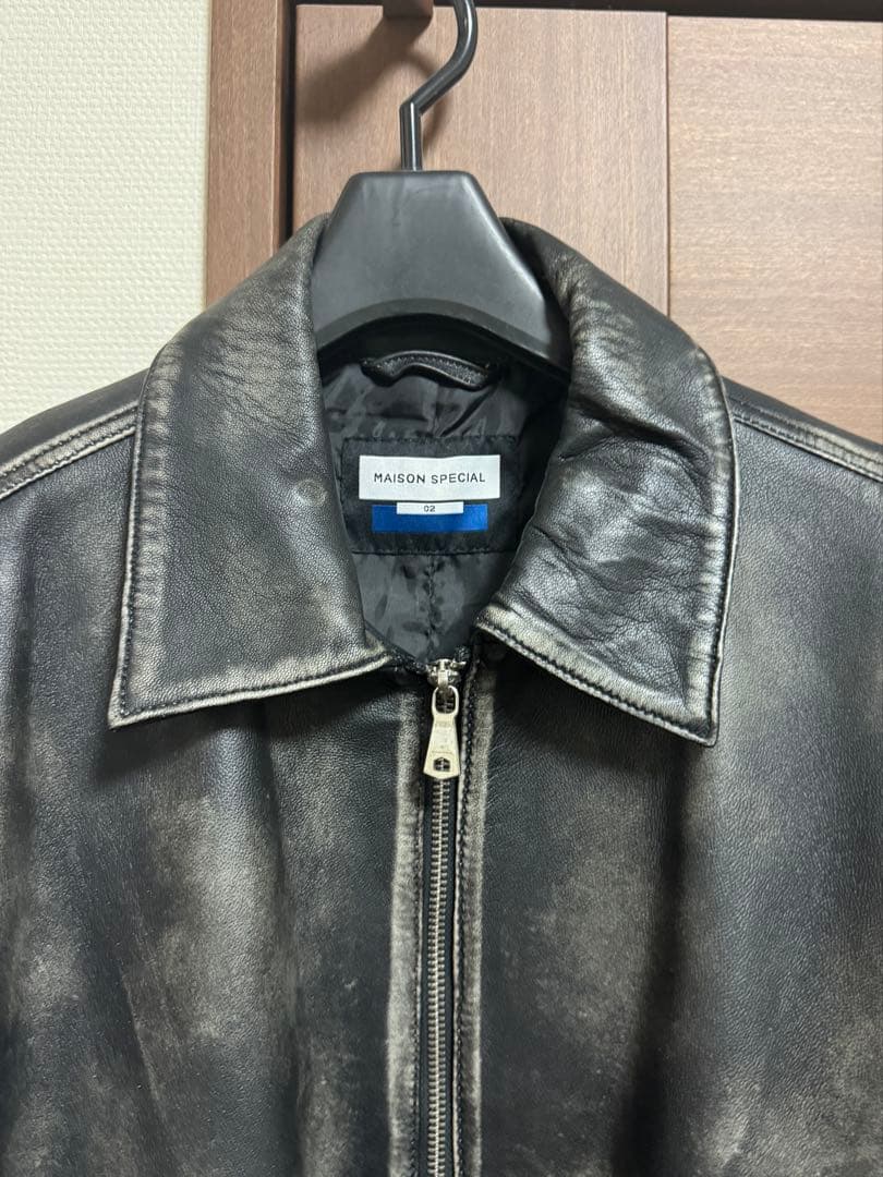 MAISONSPECIAL シングルライダースジャケット