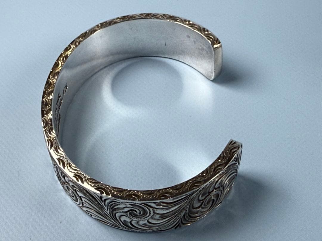 D.E.OSCAR製ハンドグレーブ925シルバー ブレスレット Mサイズ