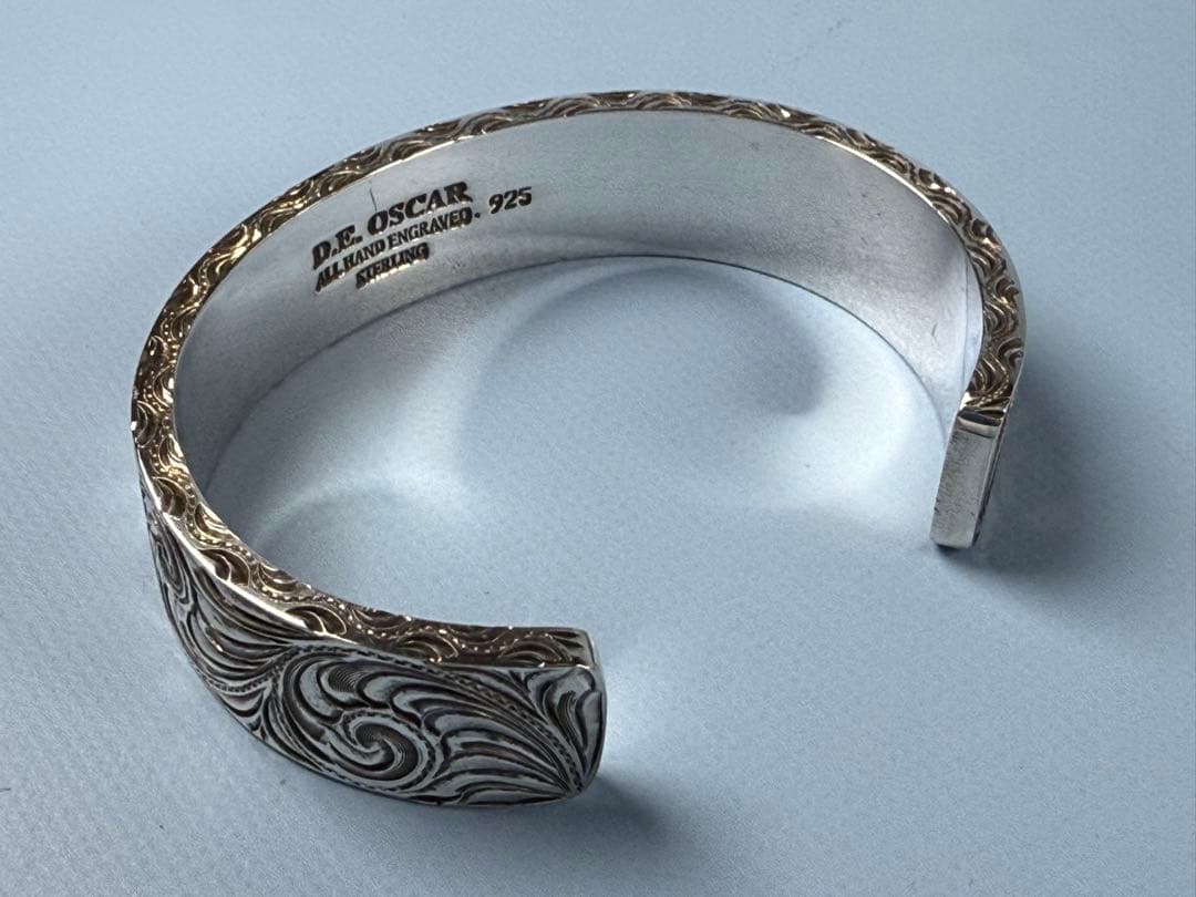 D.E.OSCAR製ハンドグレーブ925シルバー ブレスレット Mサイズ
