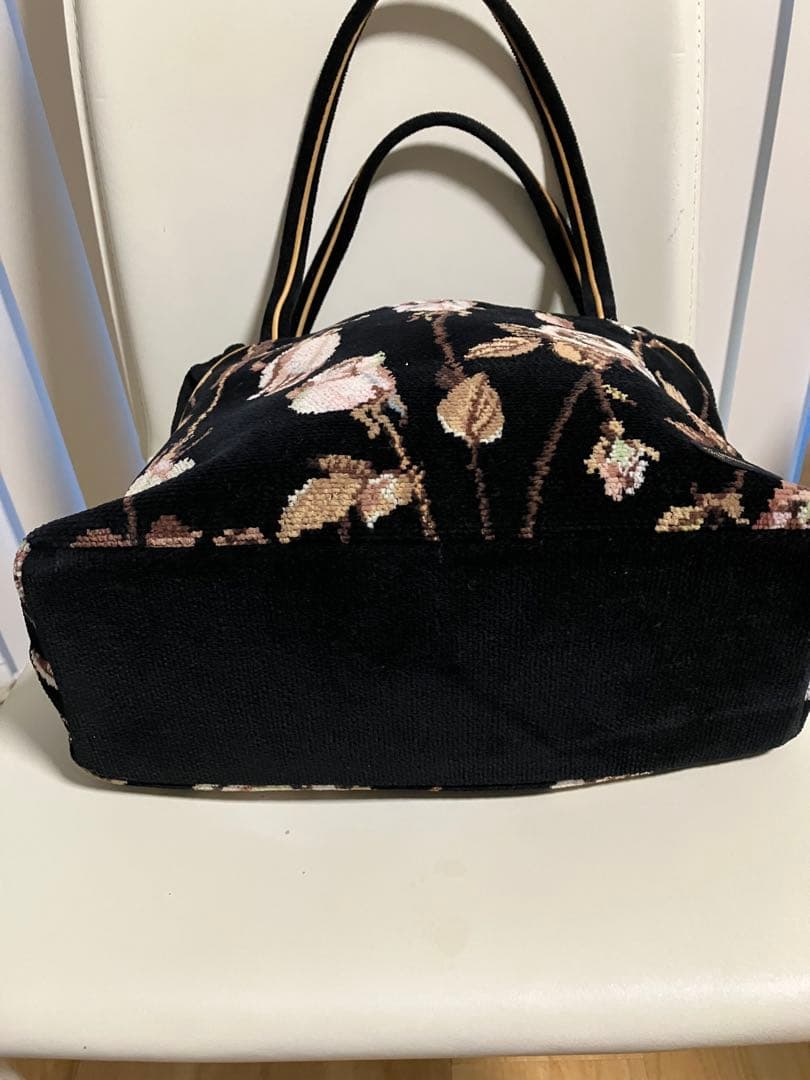 美品フェイラーＦＥILＥRボストン&トートバッグ薔薇柄とハンカチ合計2点