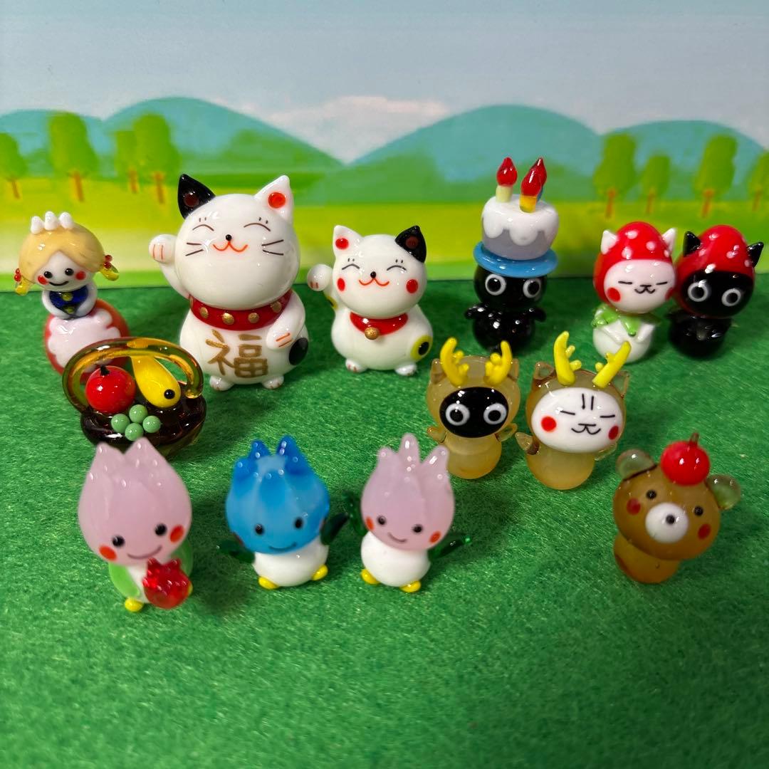 W　ガラス細工　ミニチュア