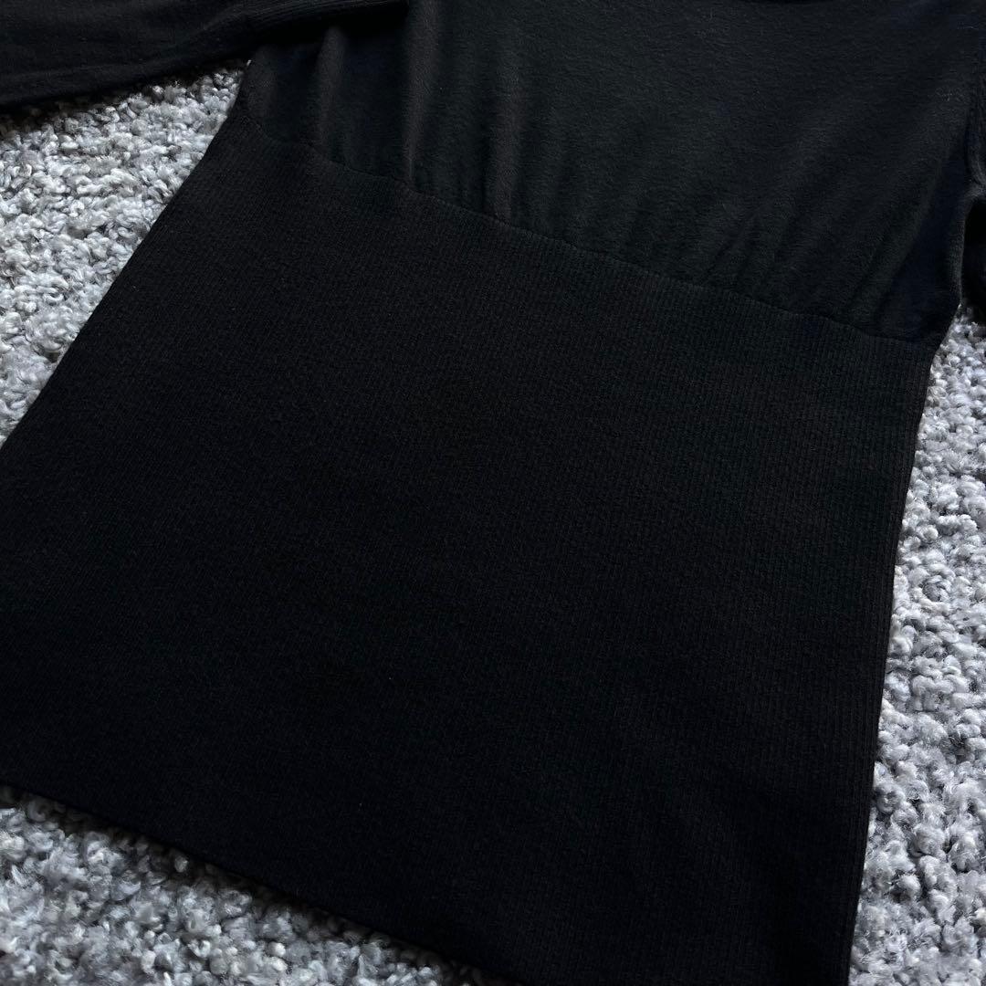 フォクシー 38 ブラック きやせリブニット