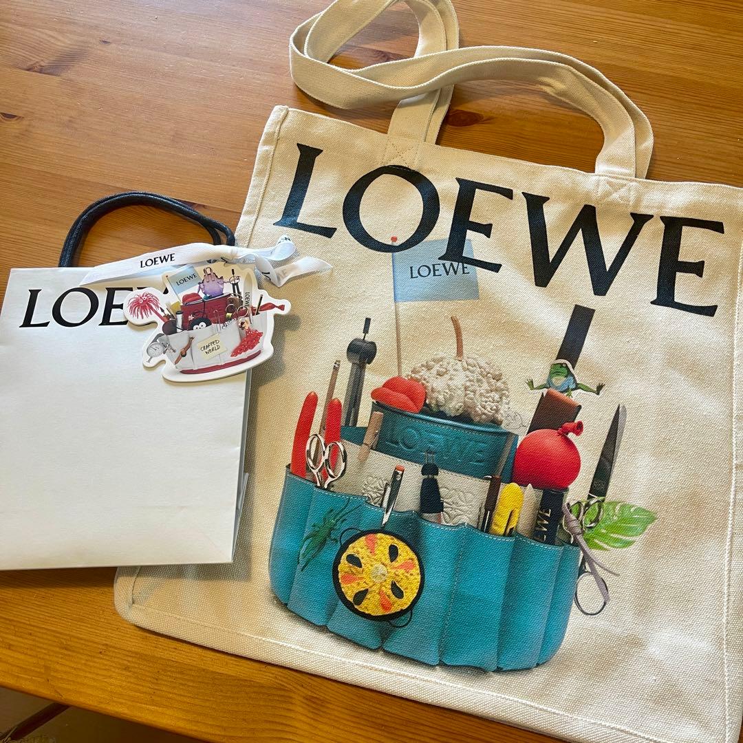 【非売品】ロエベ展　ノベルティ　トートバッグ　ジブリ　青