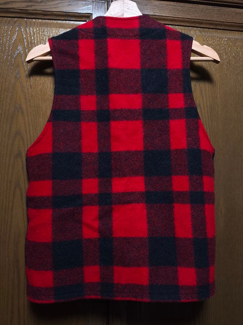 FILSON バッファローチェック　マッキーノベスト　サイズ38 М
