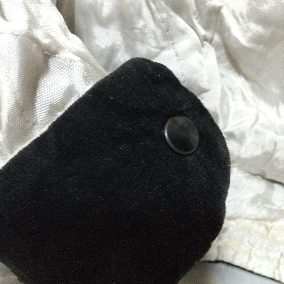 別珍 沖縄 刺繍スカジャン 黒