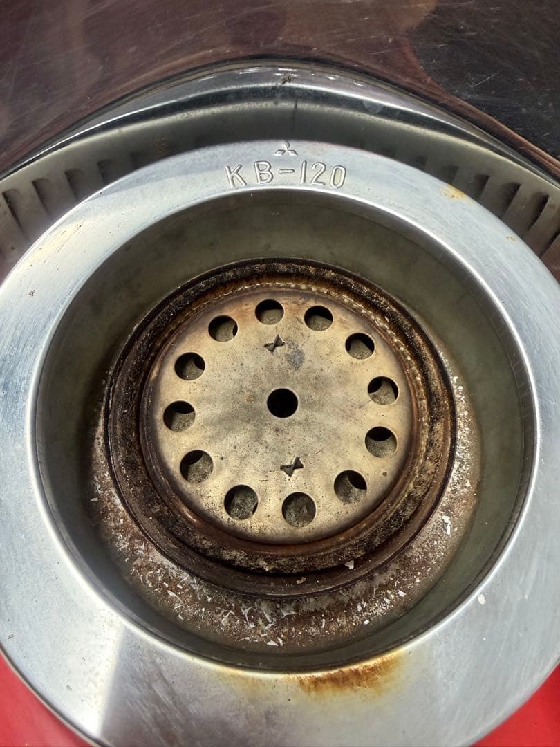 三菱 KB-120 反射式石油ストーブ 当時物 昭和レトロ 動作未確認 現状品