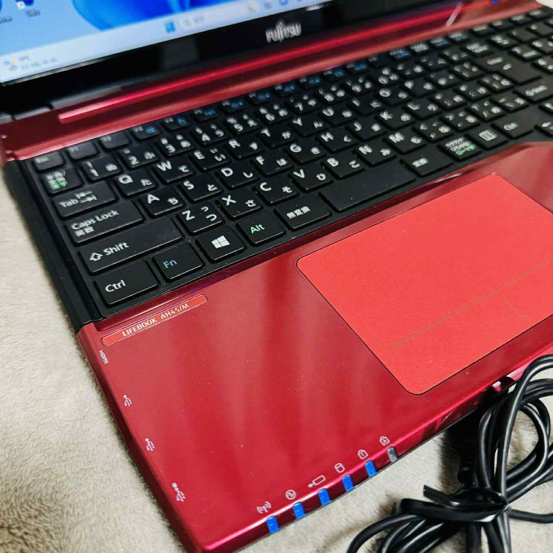 S237 富士通ノートパソコンWEBカメラSSD高速Windows11オフィス付