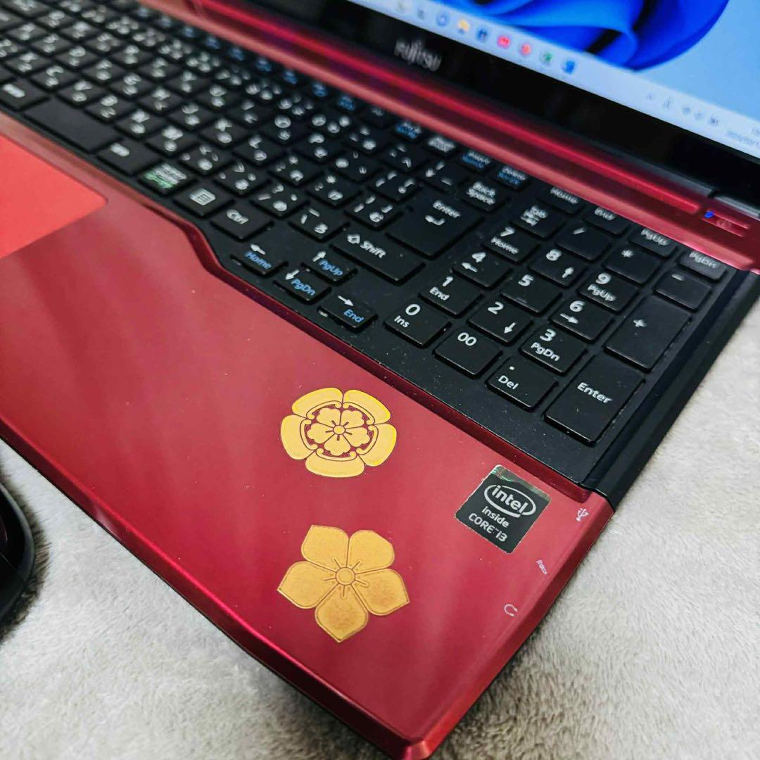 S237 富士通ノートパソコンWEBカメラSSD高速Windows11オフィス付