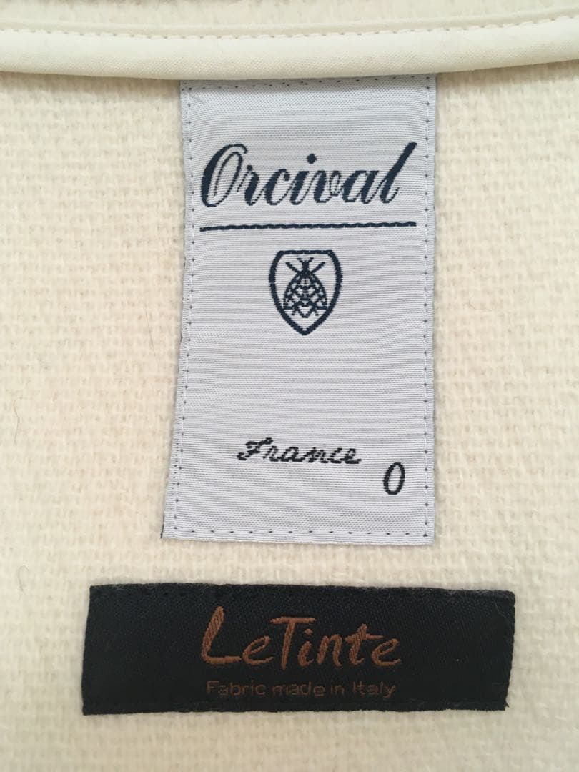 ORCIVAL ダッフルコート　オフホワイト　サイズ0 匿名配送