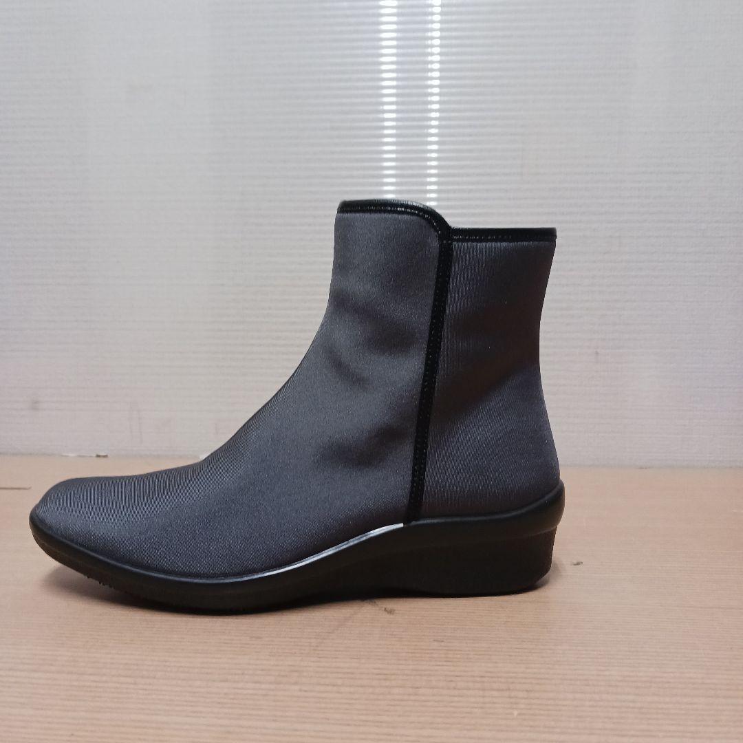 未使用　23cm トップドライ　グレー ショートレインシューズ ゴアテックス