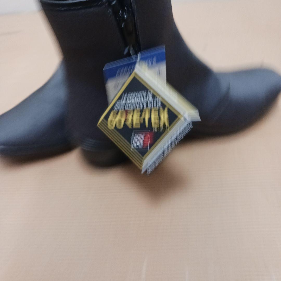 未使用　23cm トップドライ　グレー ショートレインシューズ ゴアテックス