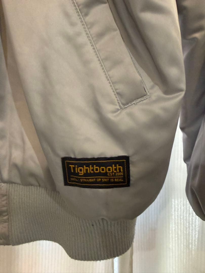 TIGHTBOOTH PRODUCTION タイトブース スカジャン黒/シルバー