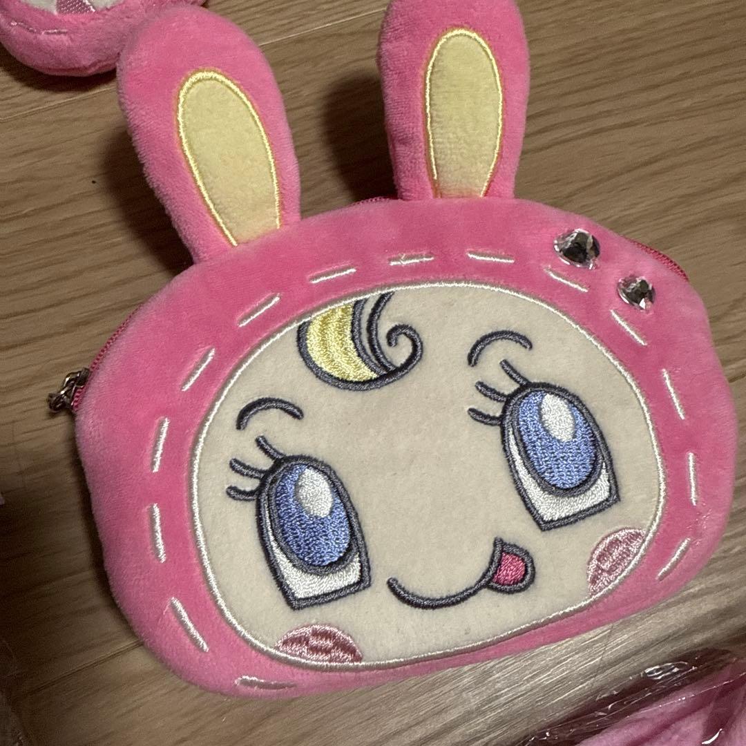 メゾピアノ　ペリエちゃん　ミミフェイス巾着　リボンポーチ　セット