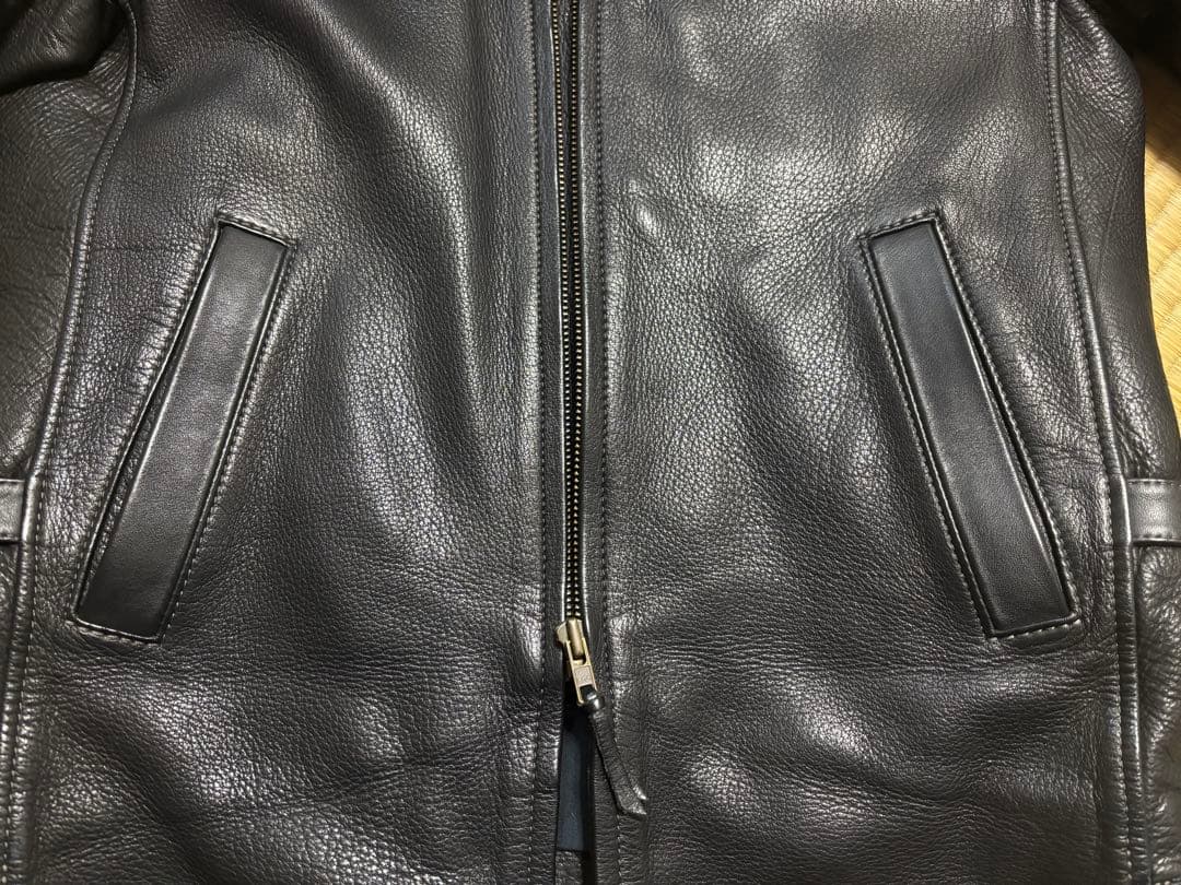 PAIR SLOPE ディアスキンライダースジャケット M