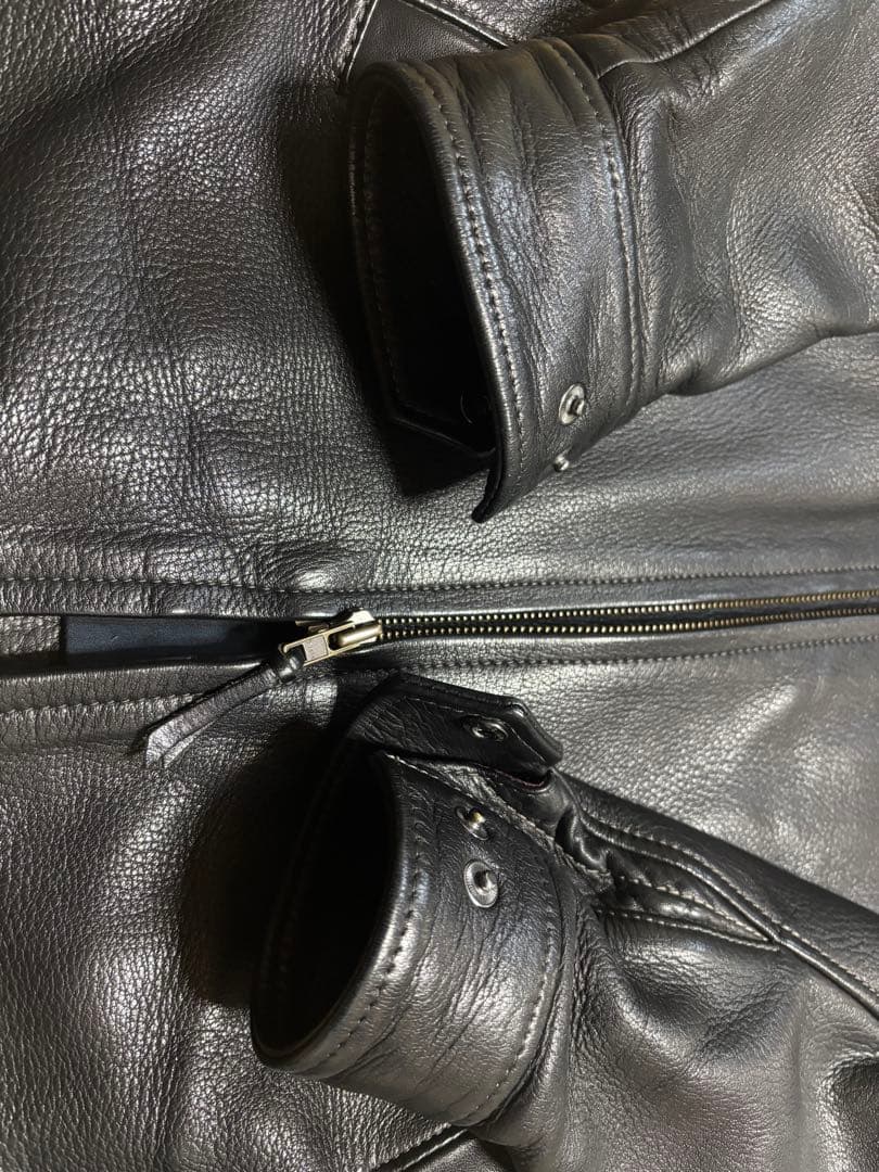 PAIR SLOPE ディアスキンライダースジャケット M