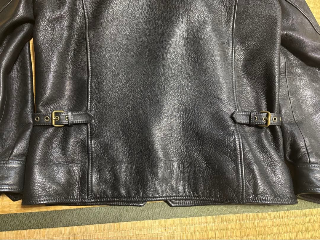 PAIR SLOPE ディアスキンライダースジャケット M