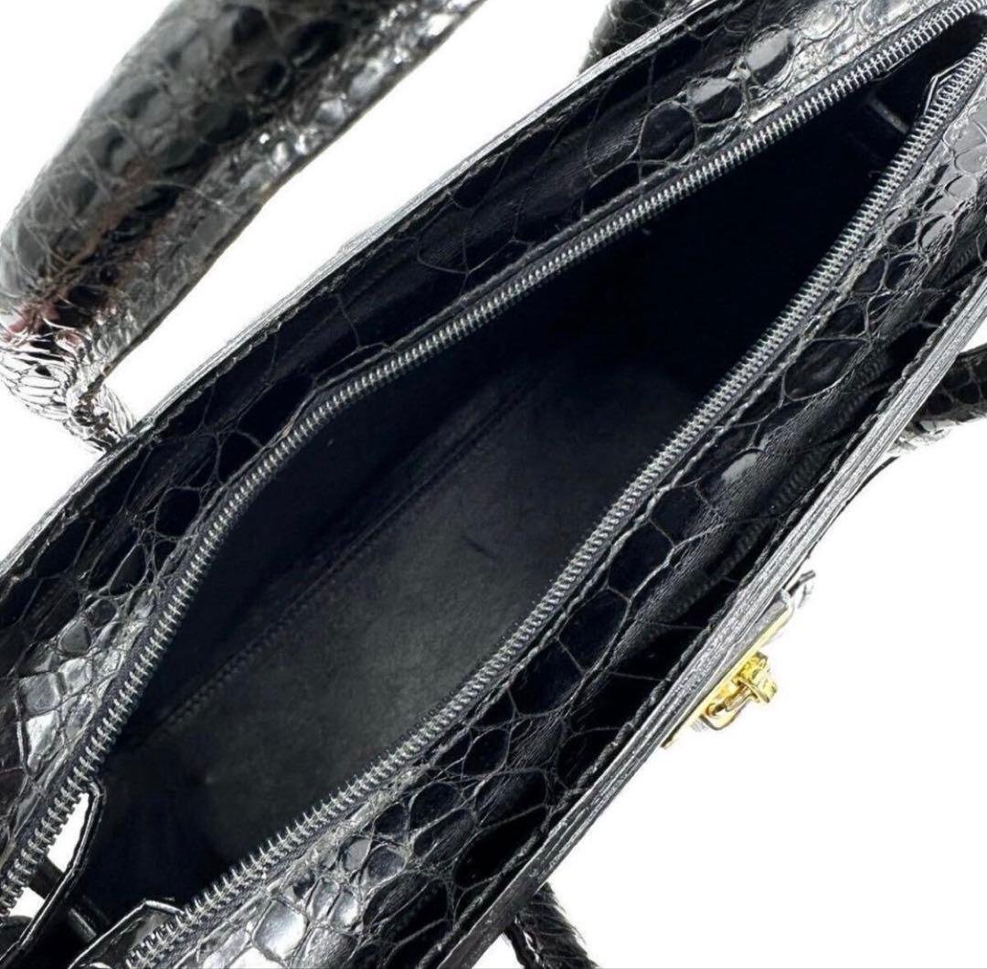 jardan des sacs ジャルダンデサック クロコダイル ハンドバッグ