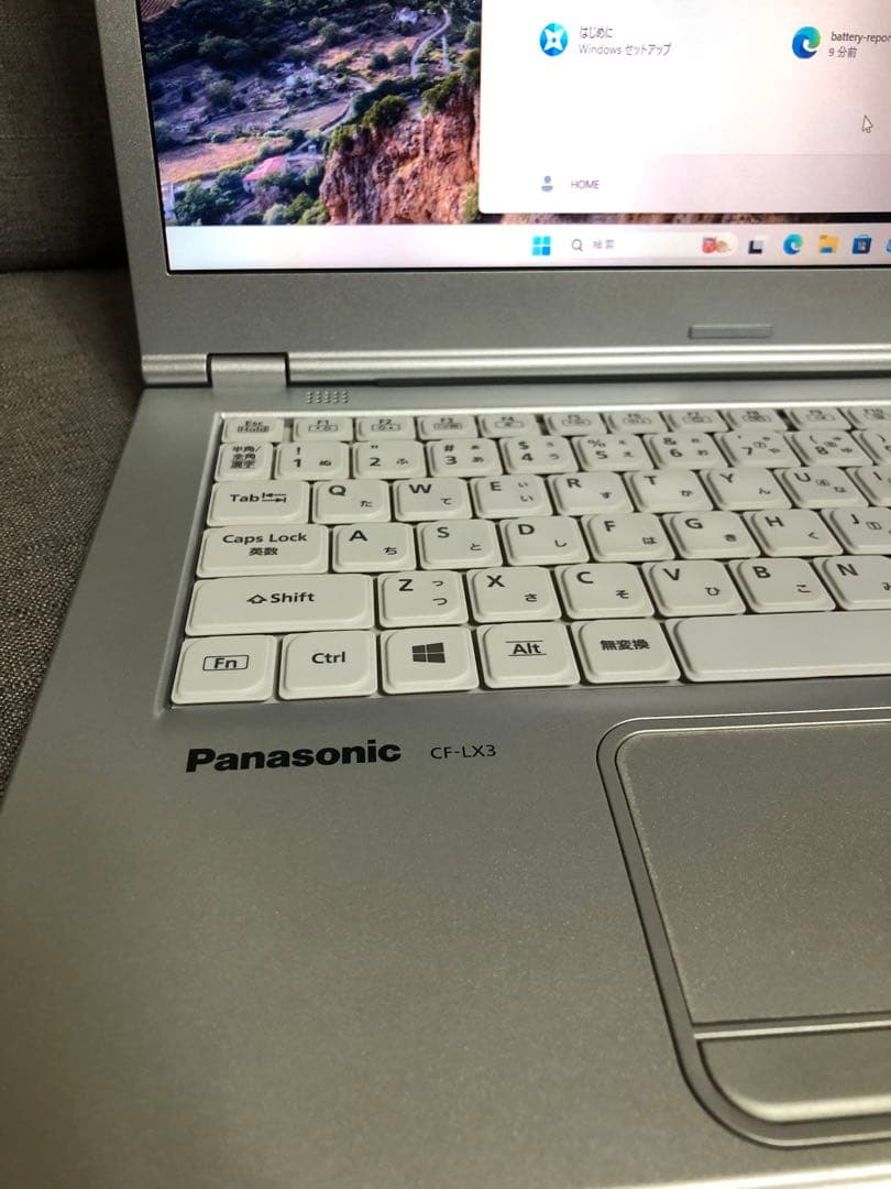 【良品】Let's note CF-LX3 SSD 大画面 バッテリー：良好⑧