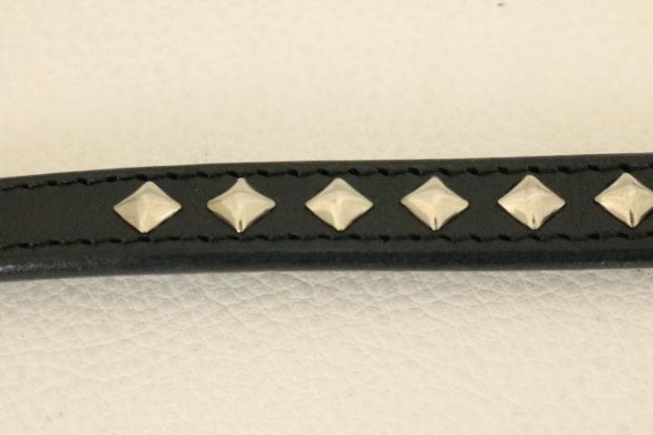 24AW【新品】☆CALEE：スタッズ　レザー　ロング　キーリング