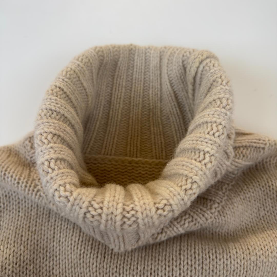 GALERIE VIE ファインウール タートルネックプルオーバー