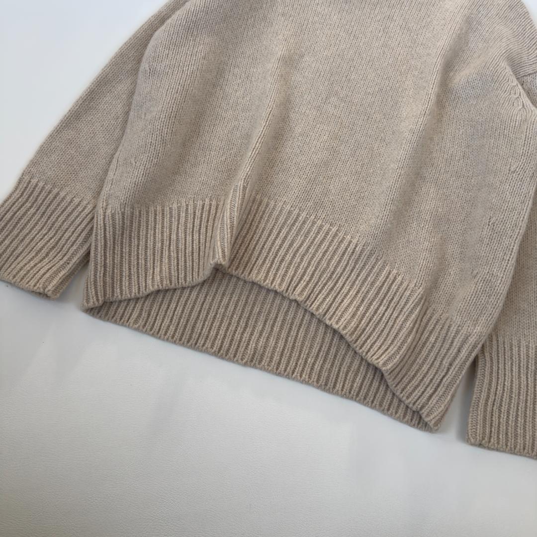 GALERIE VIE ファインウール タートルネックプルオーバー