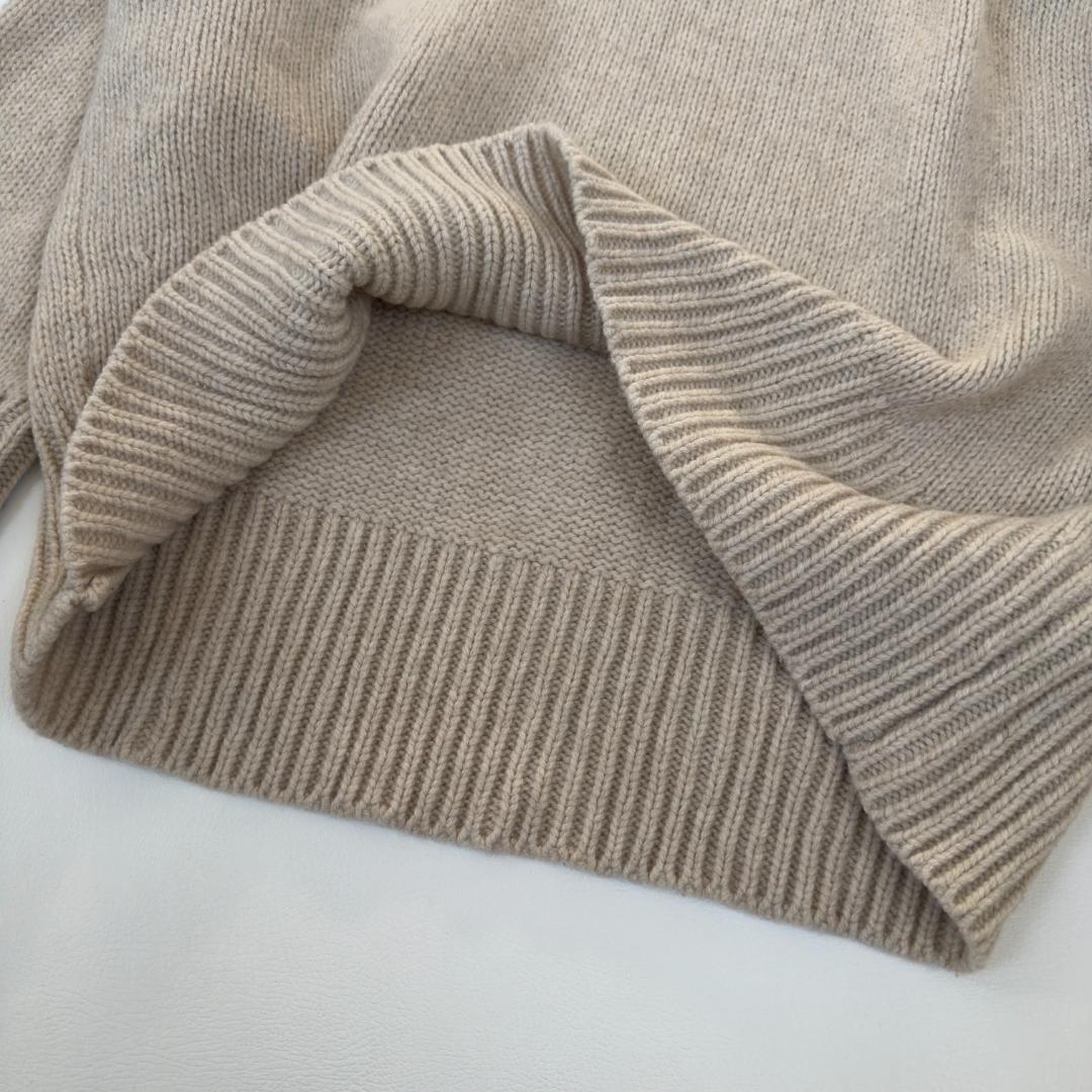 GALERIE VIE ファインウール タートルネックプルオーバー