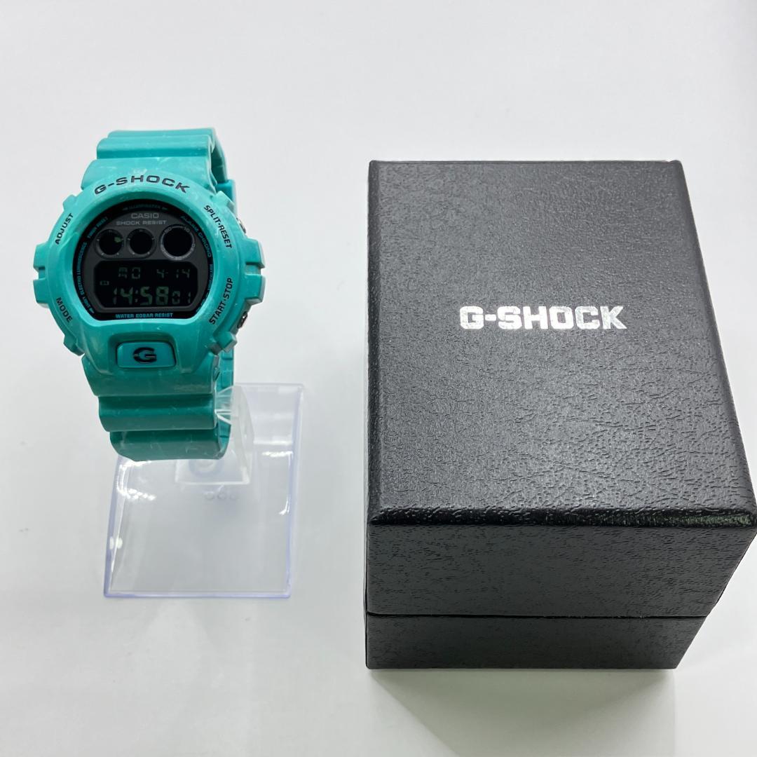 美品 CASIO G-SHOCK DW-6900WS-2JF 限定カラー メンズ