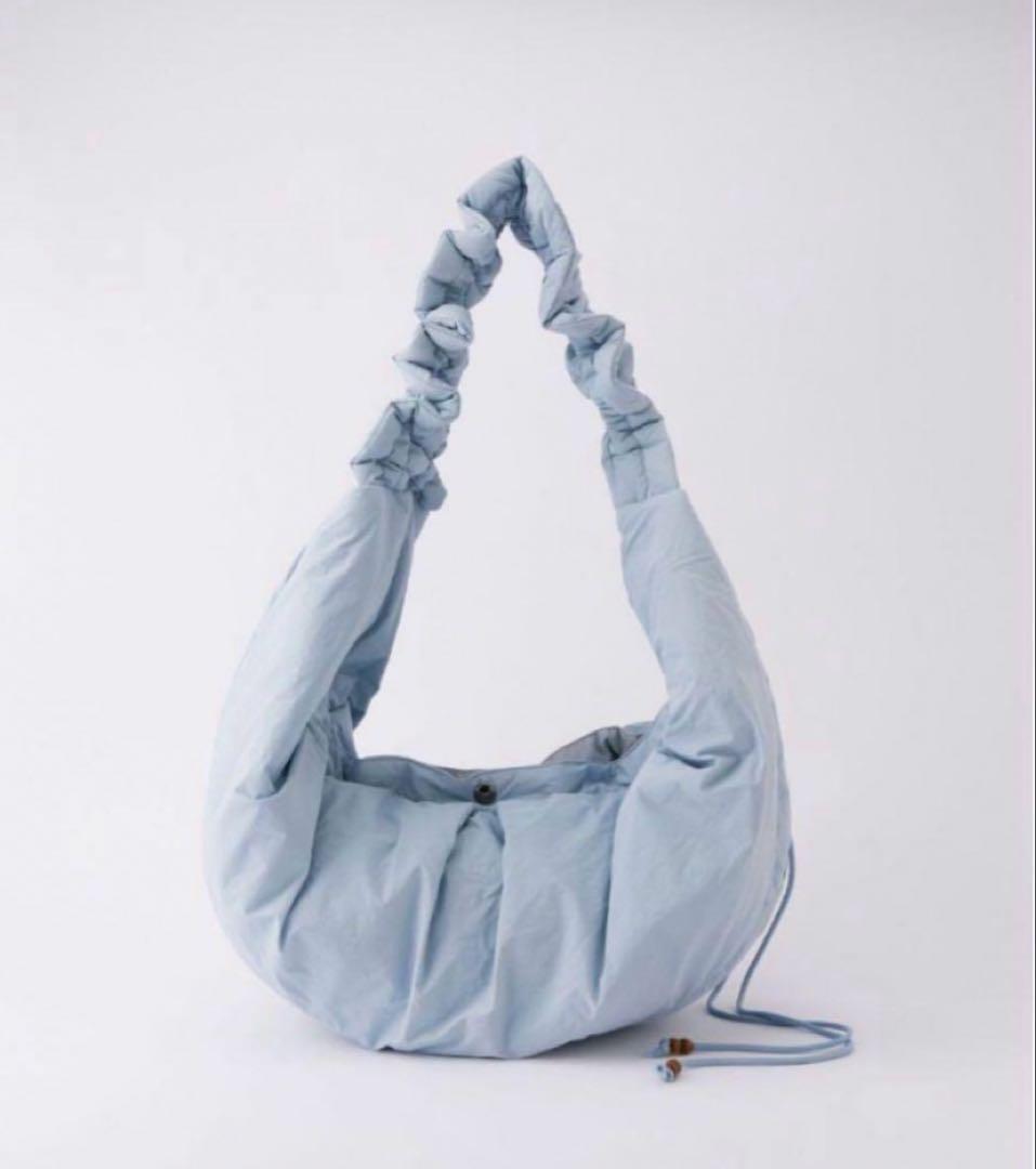 a2o ギャザーバッグ（ショルダーバッグ）水色