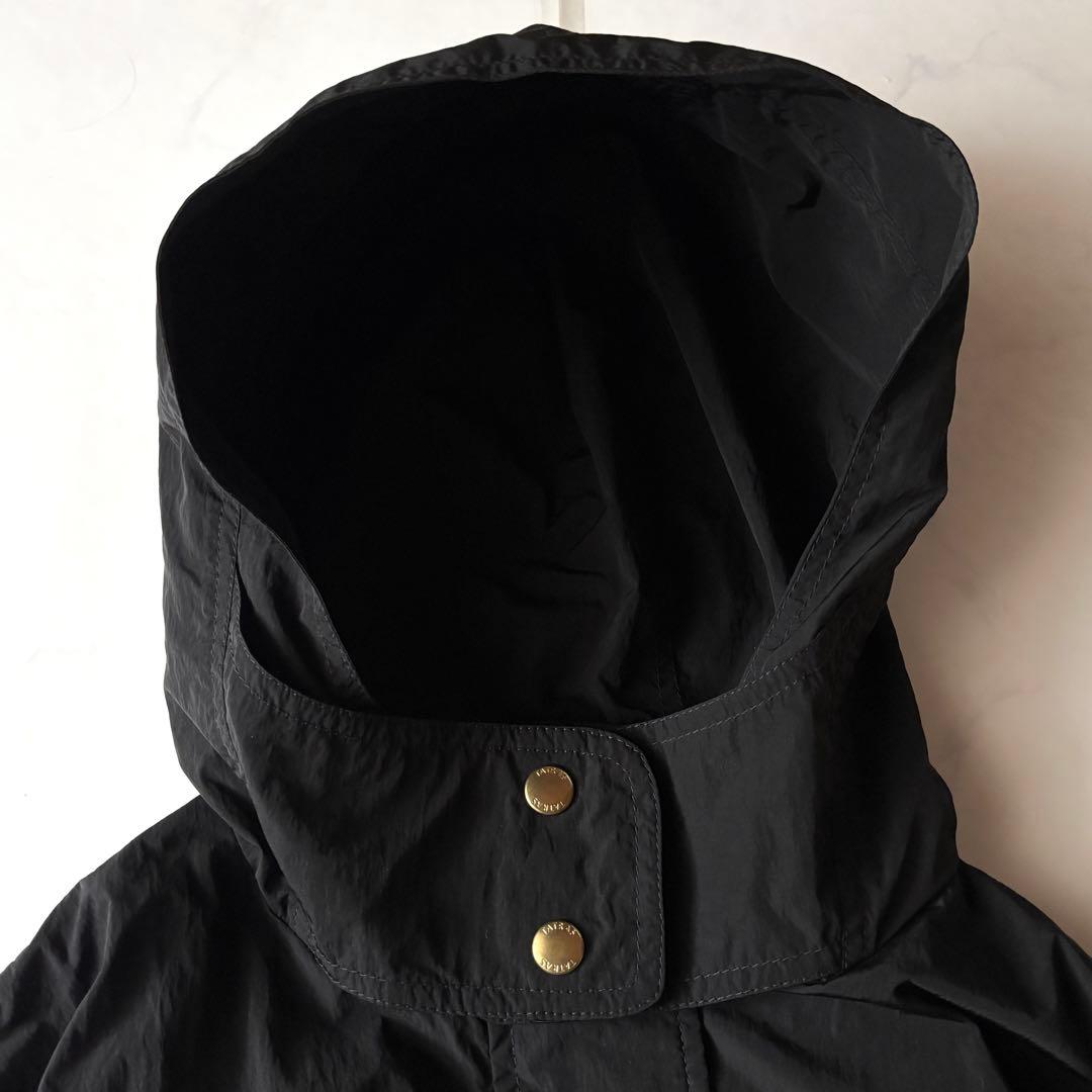 美品✨タトラス EUDEMO ナイロンモッズコート ナイロン フーデッド 黒 S