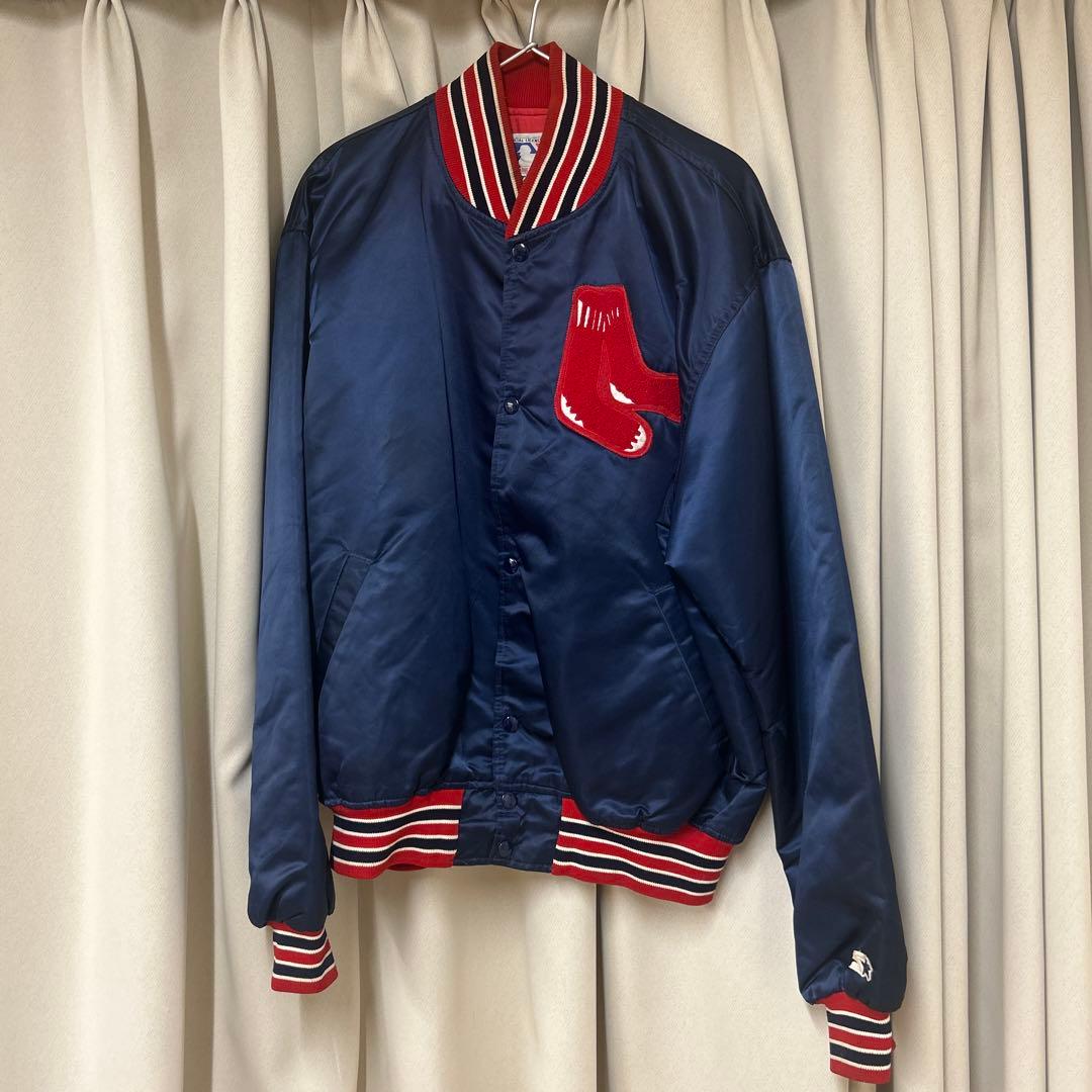 [MLB] 80s~90s 公式 Red Sox ナイロンスタジャン
