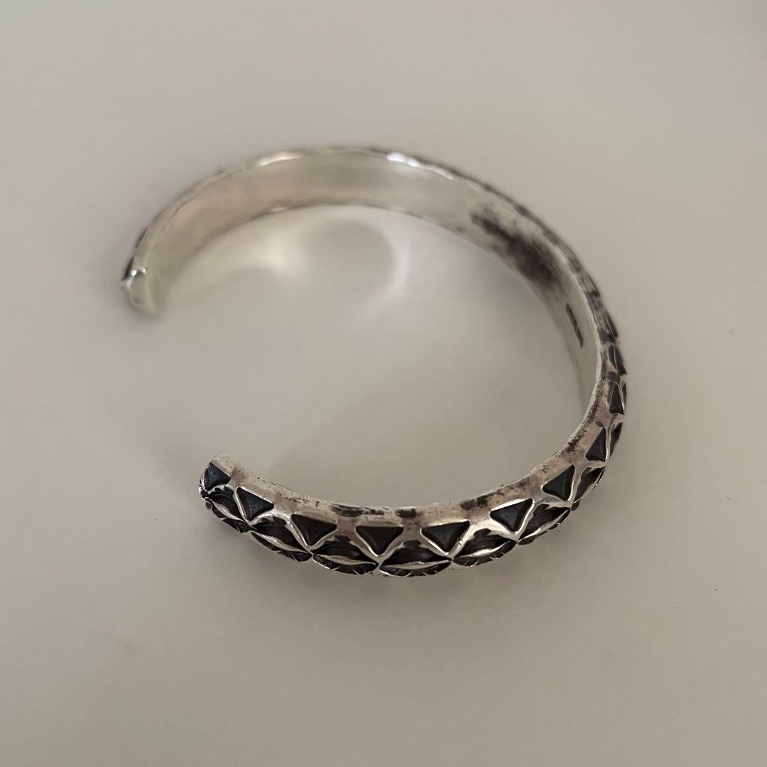 【最終値下げ】サンシャインリーブス ナバホ スタンプワーク バングル