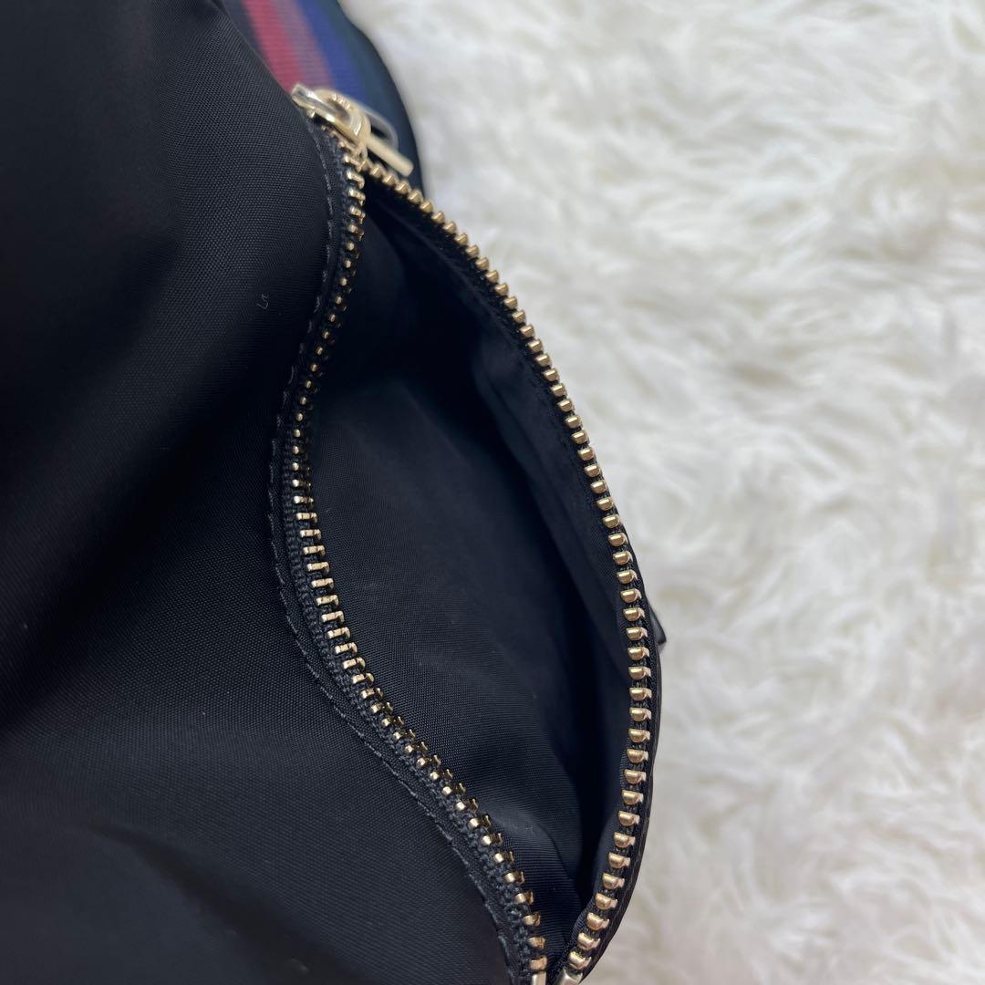 極美品 PaulSmith ポールスミス ボディバッグ ストライプ ナイロン