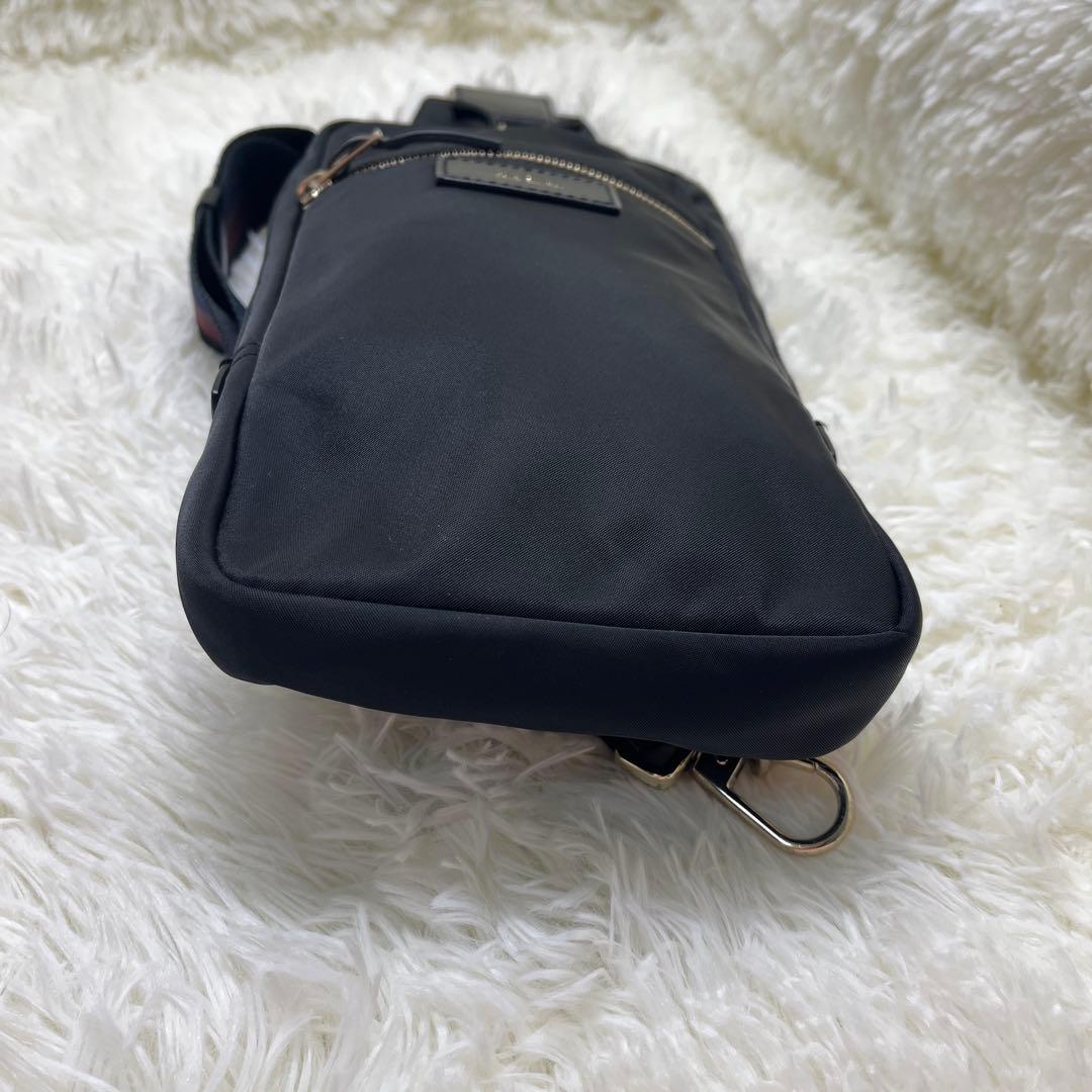 極美品 PaulSmith ポールスミス ボディバッグ ストライプ ナイロン